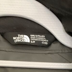 The North Face, girl size 7-8, black, rain jacket